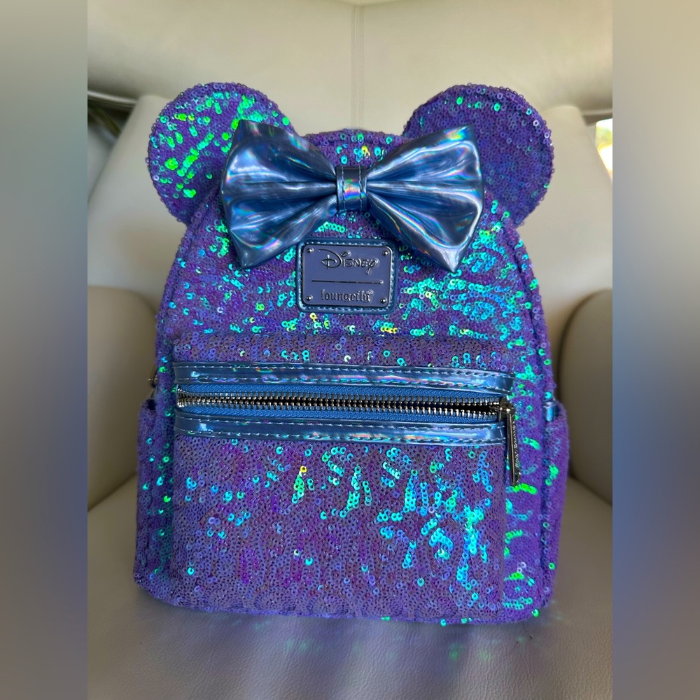 Disney Purple Loungefly Sequence Backpack 💜